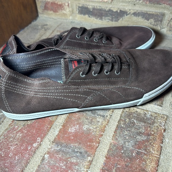 Puma Tekkies Suede Chocolate Men’s Size 11 Sneakers - Picture 6 of 7